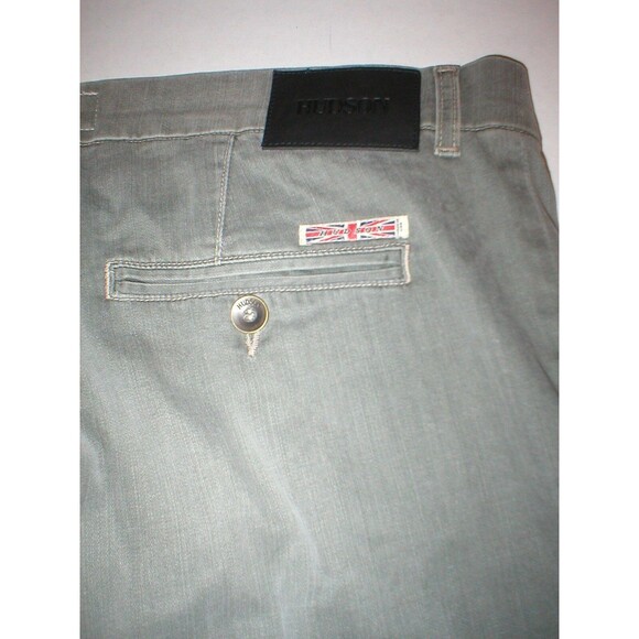 New Mens Hudson Jeans Gray Pants 32 X 34 USA Button Back Pockets Designer Soft - Picture 5 of 5